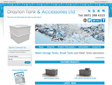 Tablet Screenshot of draytontank.co.uk